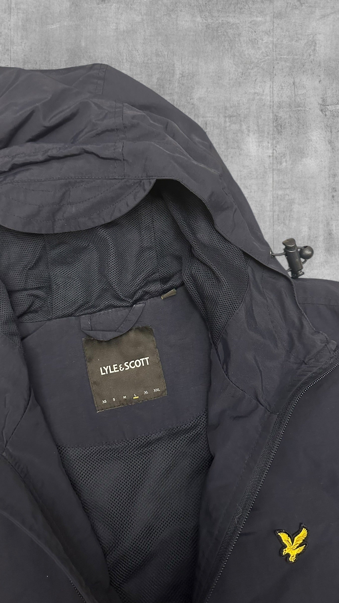 Lyle & Scott Windbreaker Regenjacke Navy Blau L