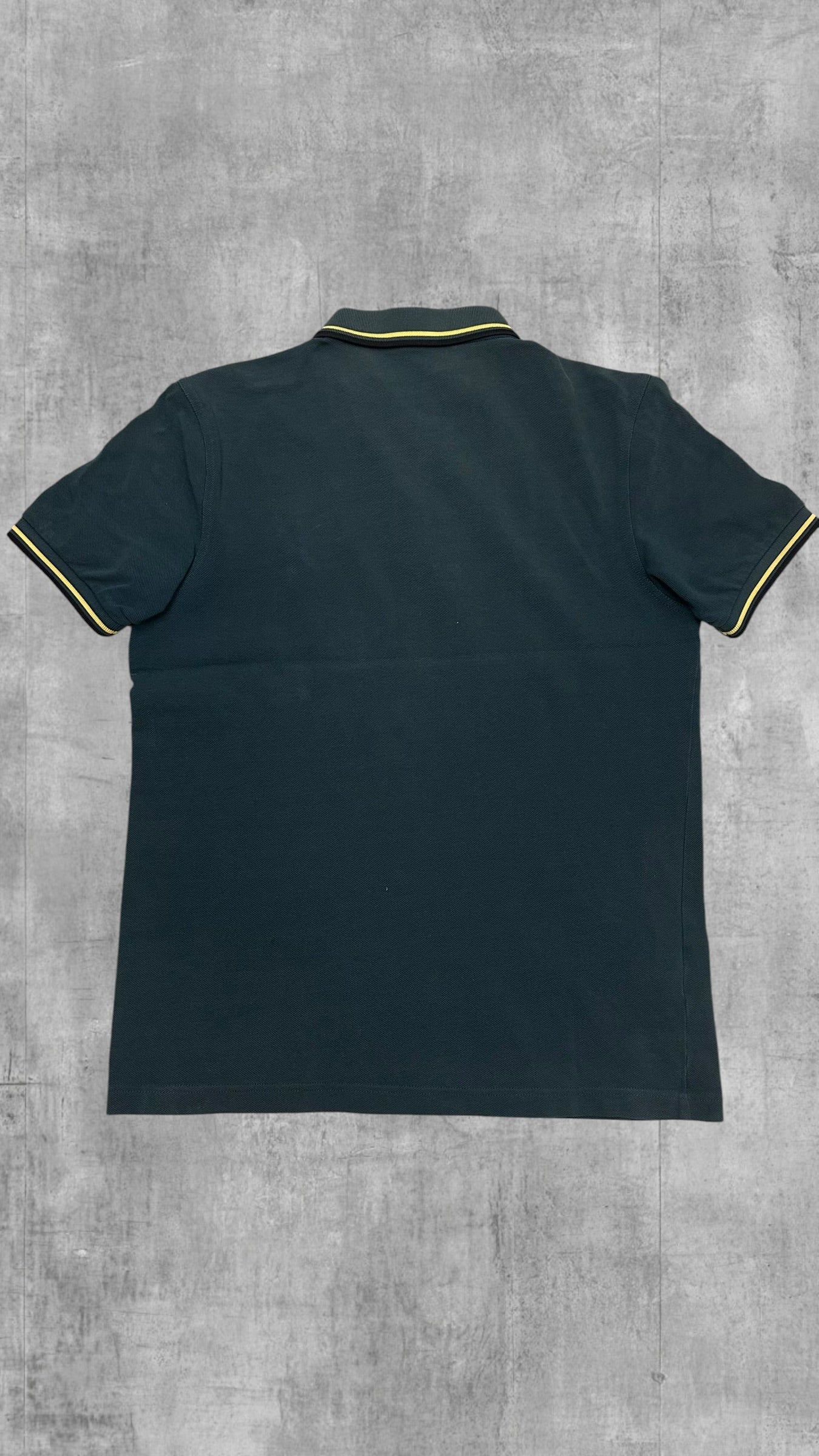 Fred Perry Polo Shirt Dunkelgrün Schwarz M