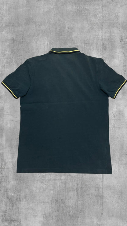 Fred Perry Polo Shirt Dunkelgrün Schwarz M