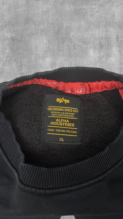 Alpha Industries Sweatshirt Schwarz XL