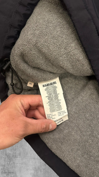 Napapijri Windbreaker gefüttert Regenjacke Navy Blau XL