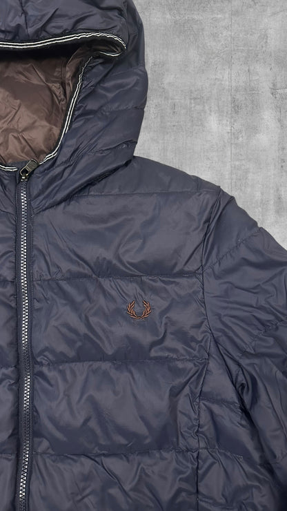 Fred Perry Übergangsjacke Daunenjacke Navy Blau M