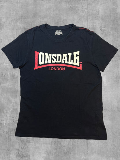 Lonsdale London T-Shirt Schwarz Rot Weiß M