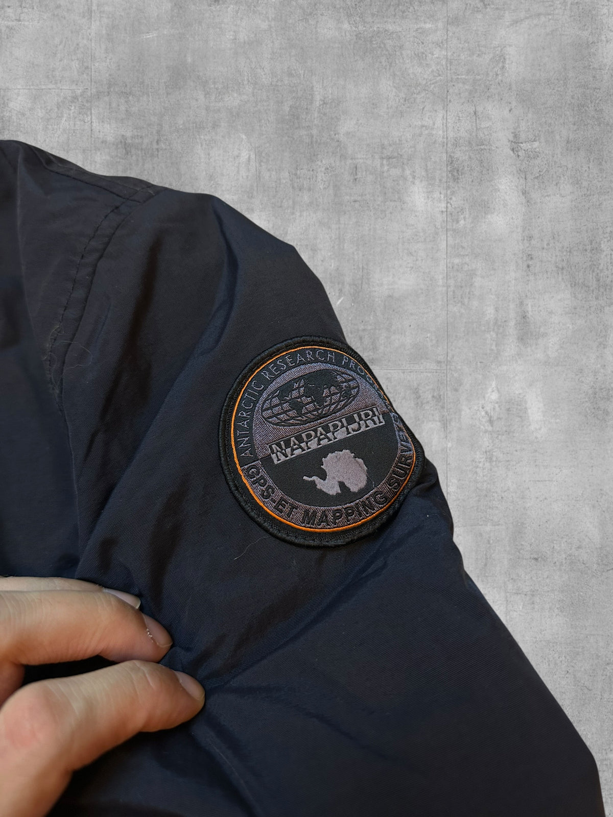 Napapijri Jacke Windbreaker gefüttert Schwarz Damengröße M / S