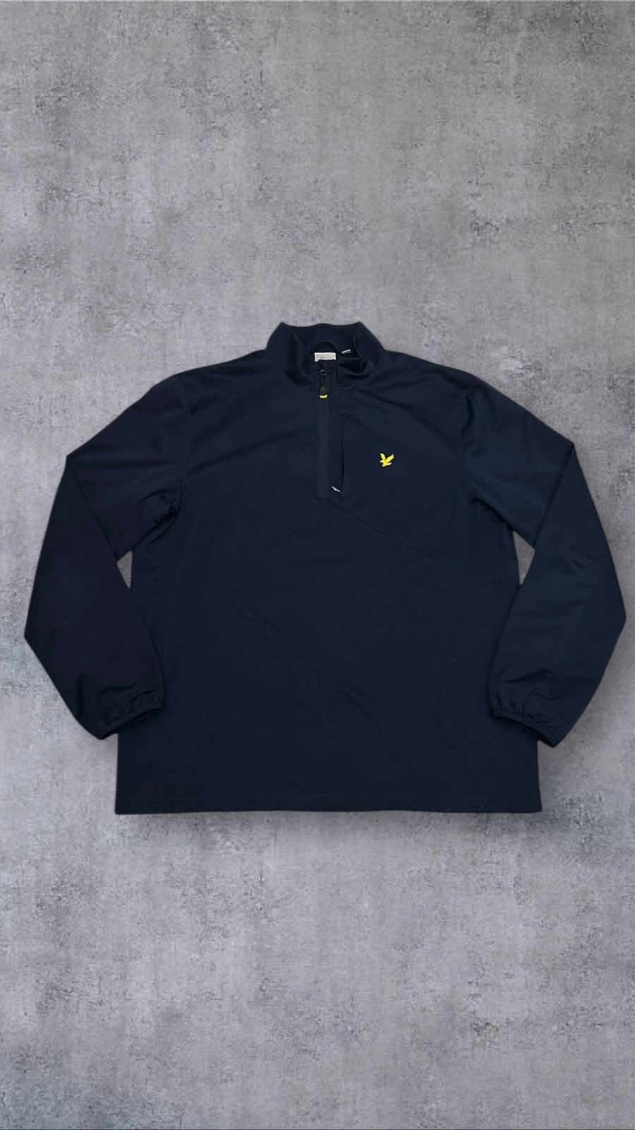 Lyle & Scott Half Zip Jacke Windbreaker Navy Blau L