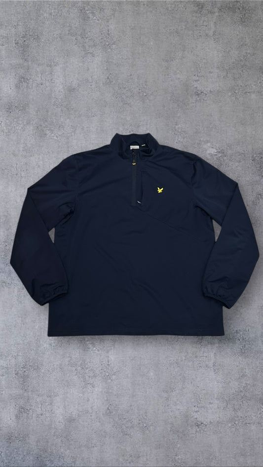 Lyle & Scott Half Zip Jacke Windbreaker Navy Blau L