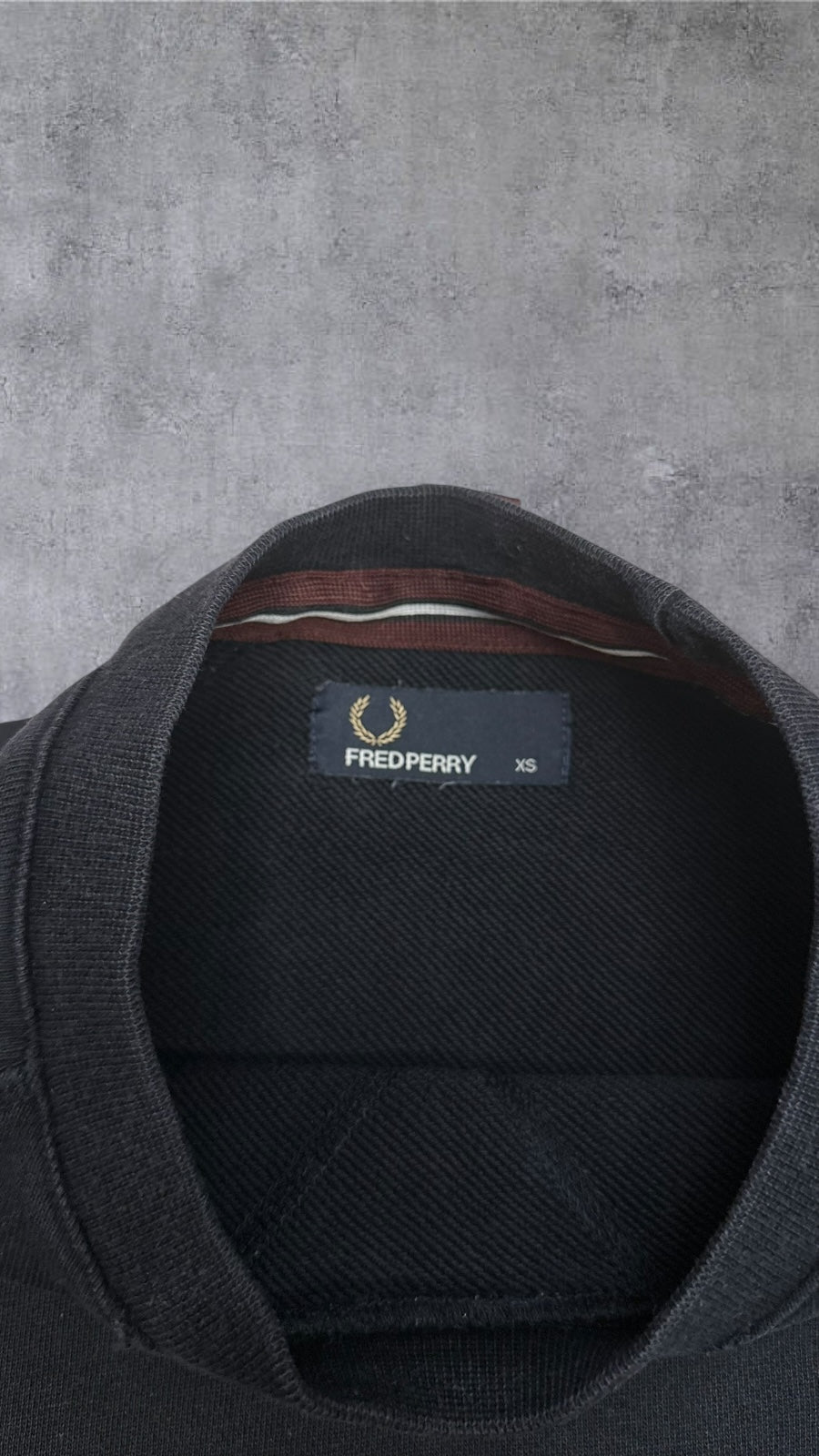 Fred Perry Sweatshirt Navy Blau XS