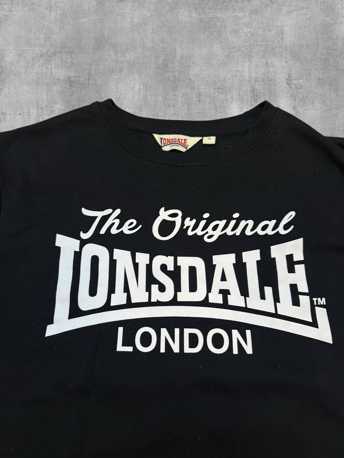 Lonsdale London Sweat-shirt Noir Blanc S