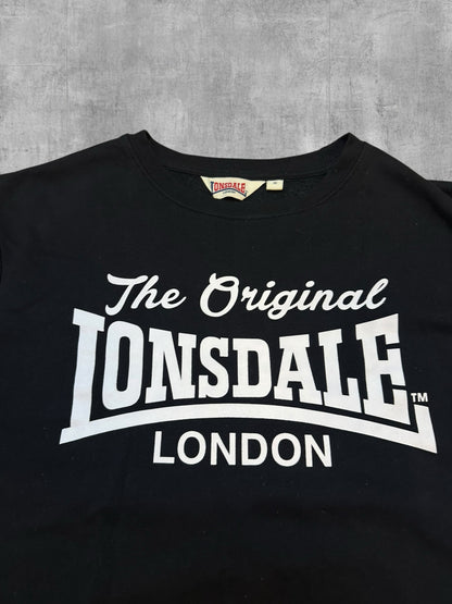 Lonsdale London Sweat-shirt Noir Blanc S