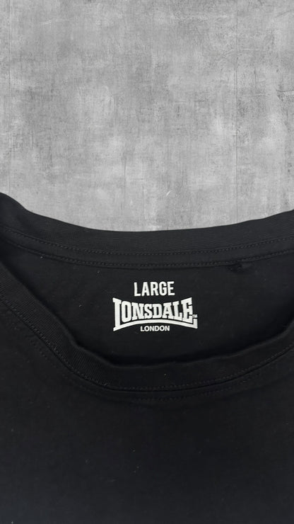 Lonsdale London T-Shirt Schwarz L