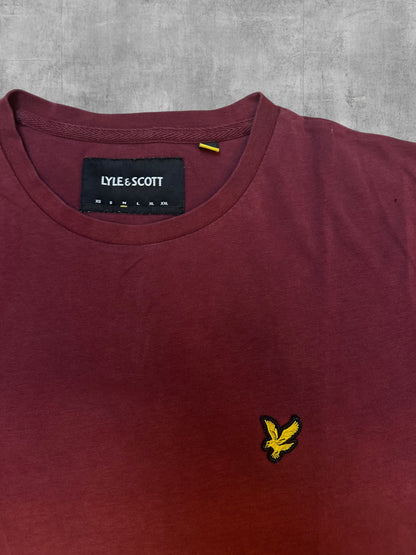 Lyle & Scott T-shirt Weinrot M