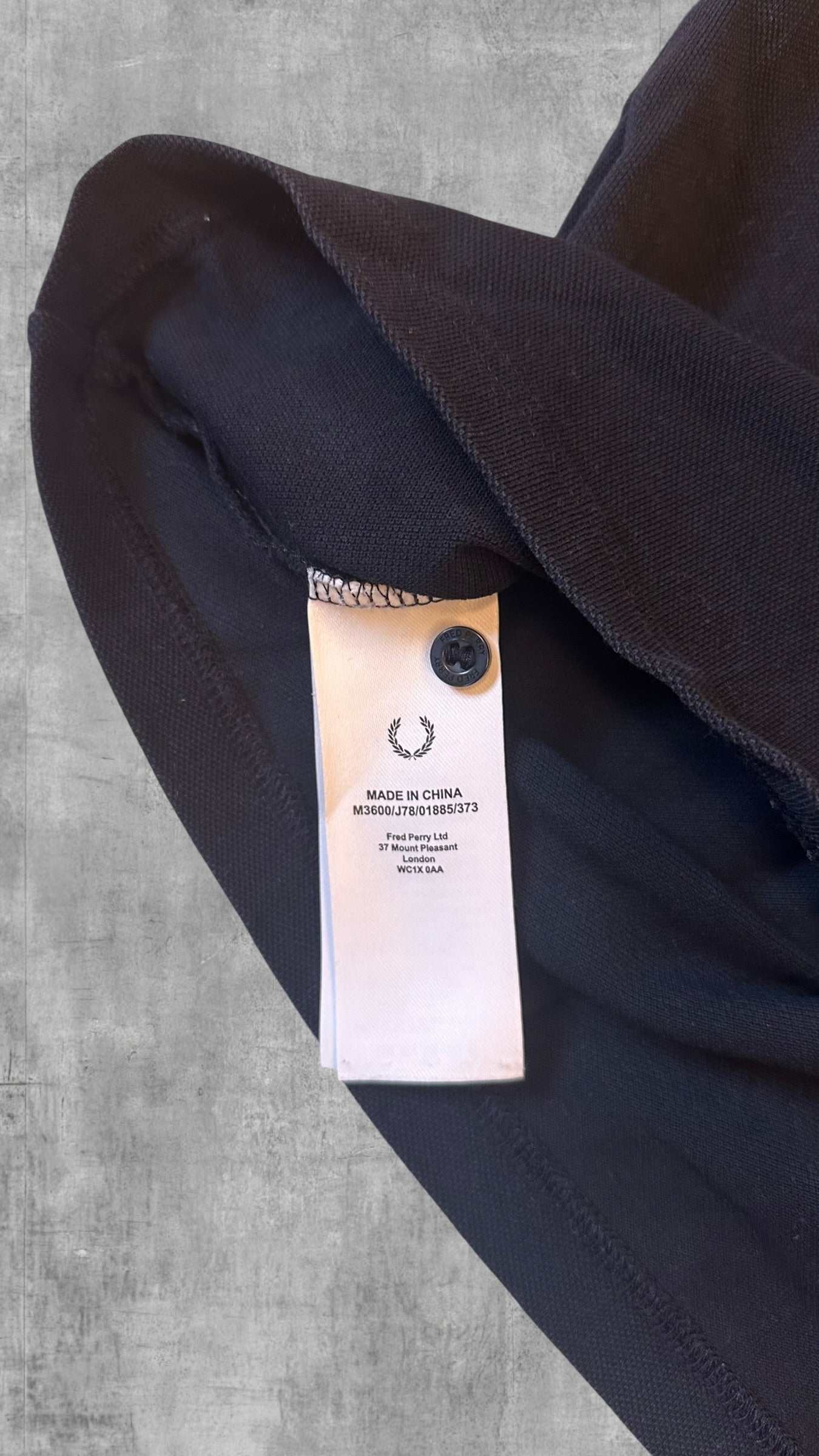 Fred Perry Polo Shirt Schwarz Weiß Rosa S