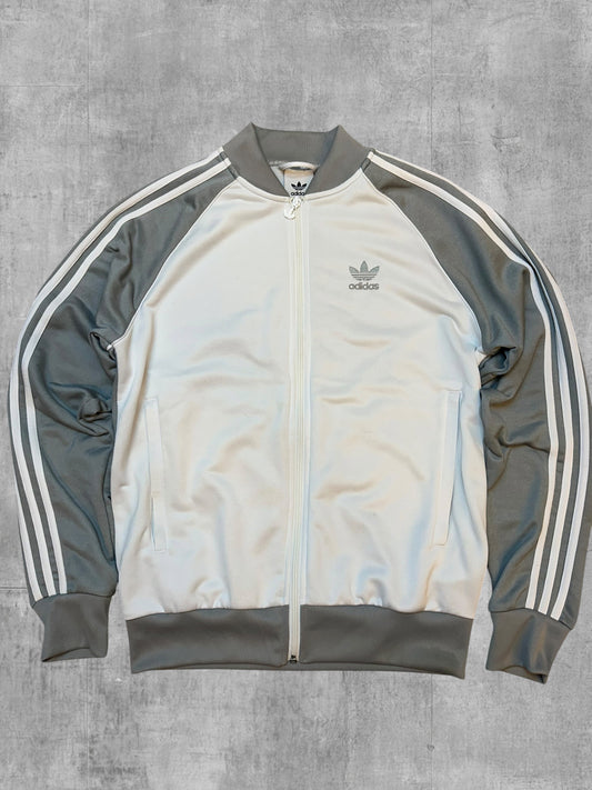 Adidas Firebird Trainingsjacke Grau Weiß M