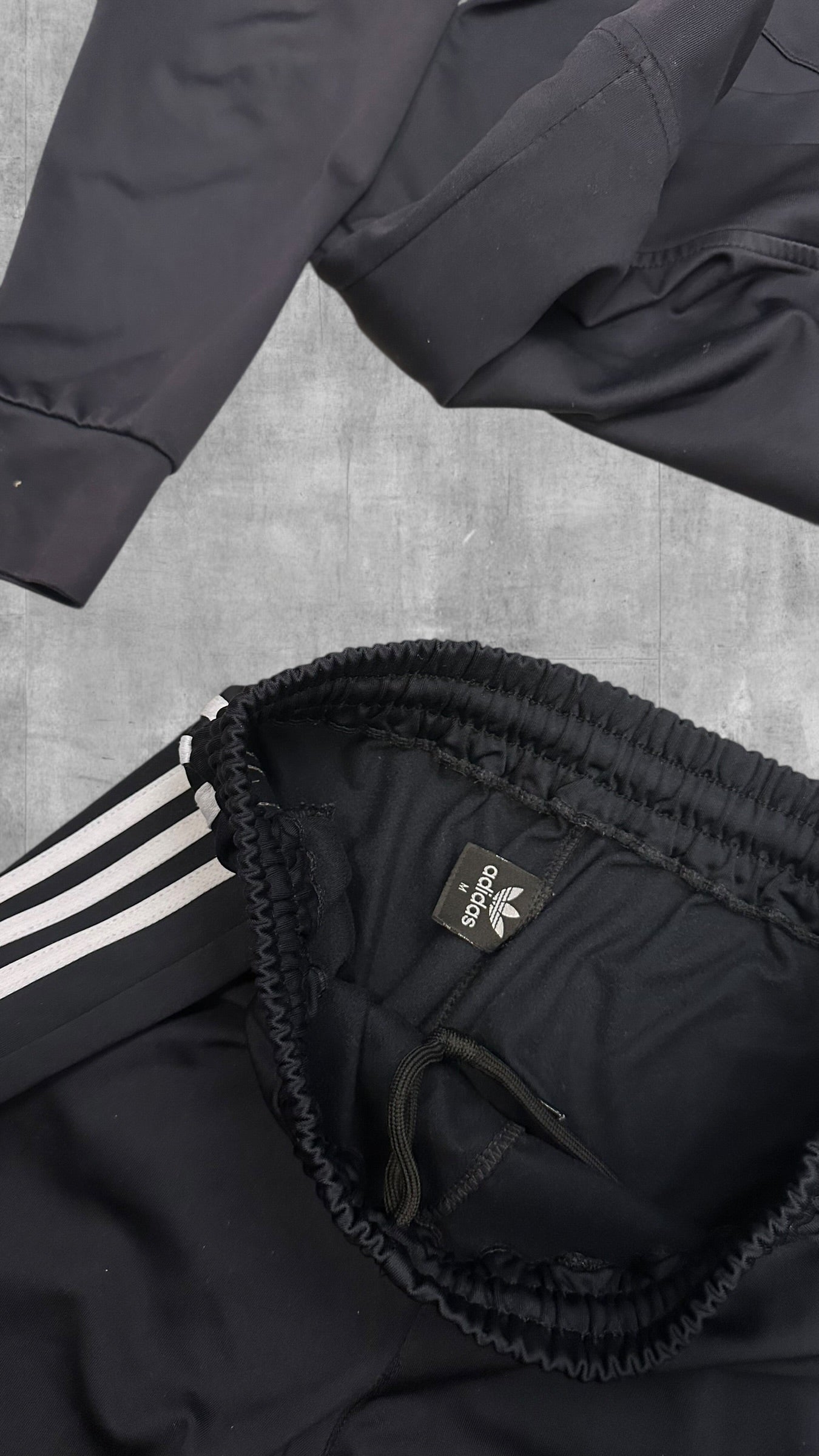 Adidas Trainingsanzug, Trainingsanzug Hose Schwarz M