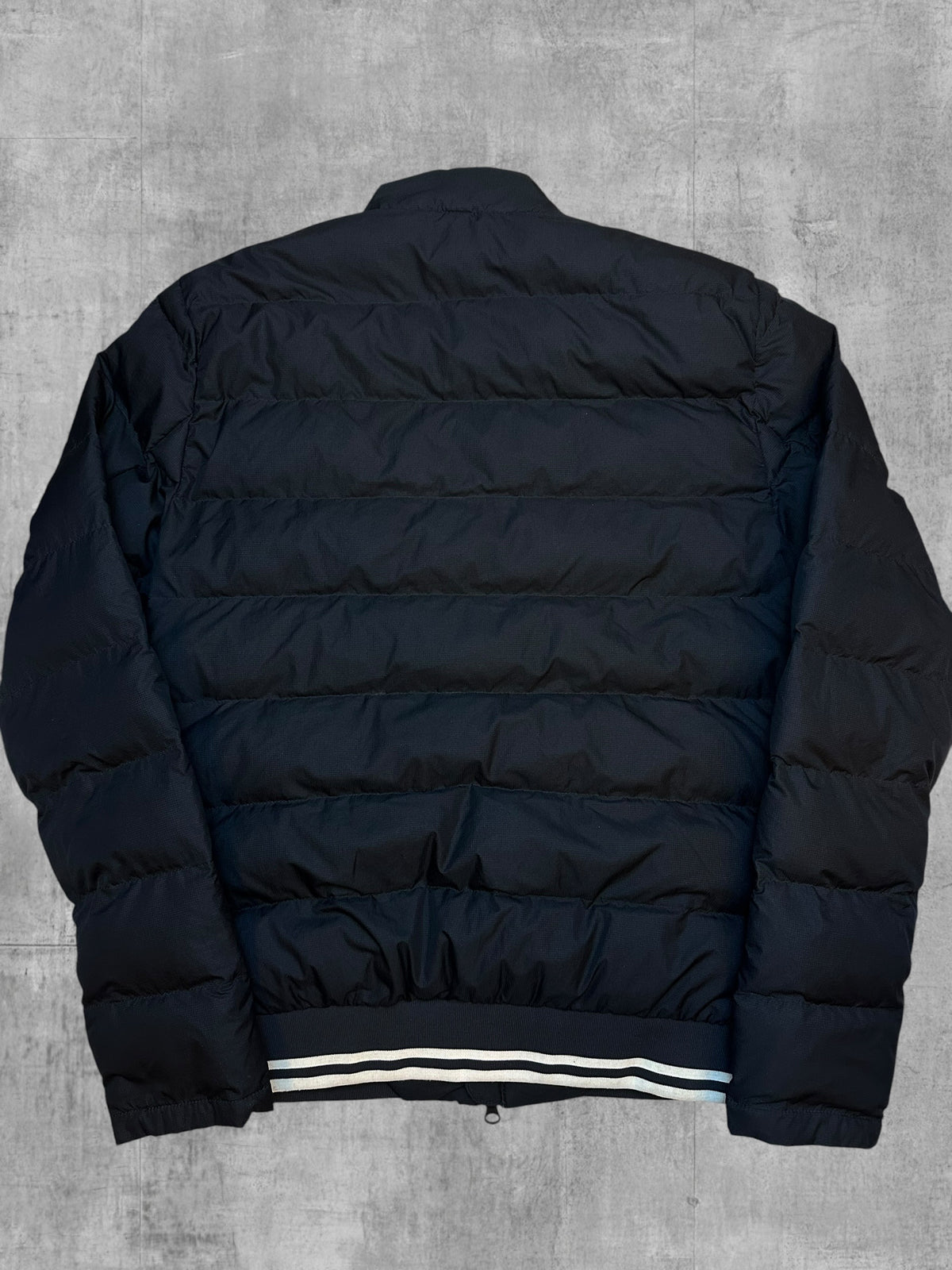 Fred Perry Daunenjacke Steppjacke Schwarz Weiß S