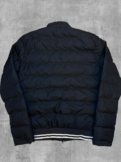 Fred Perry Daunenjacke Steppjacke Schwarz Weiß S