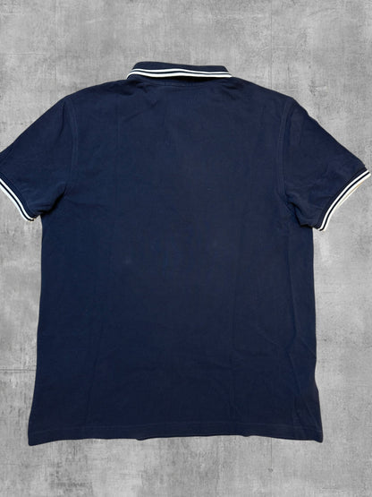 Fred Perry Polo Shirt Dunkelgrau Weiß M