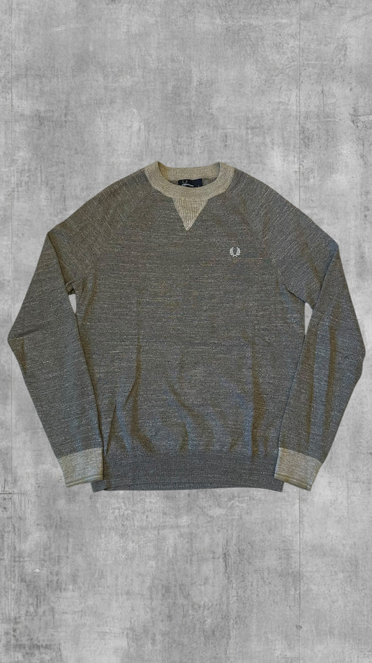 Fred Perry Sweatshirt Sweater Pullover Hoodie Grau S