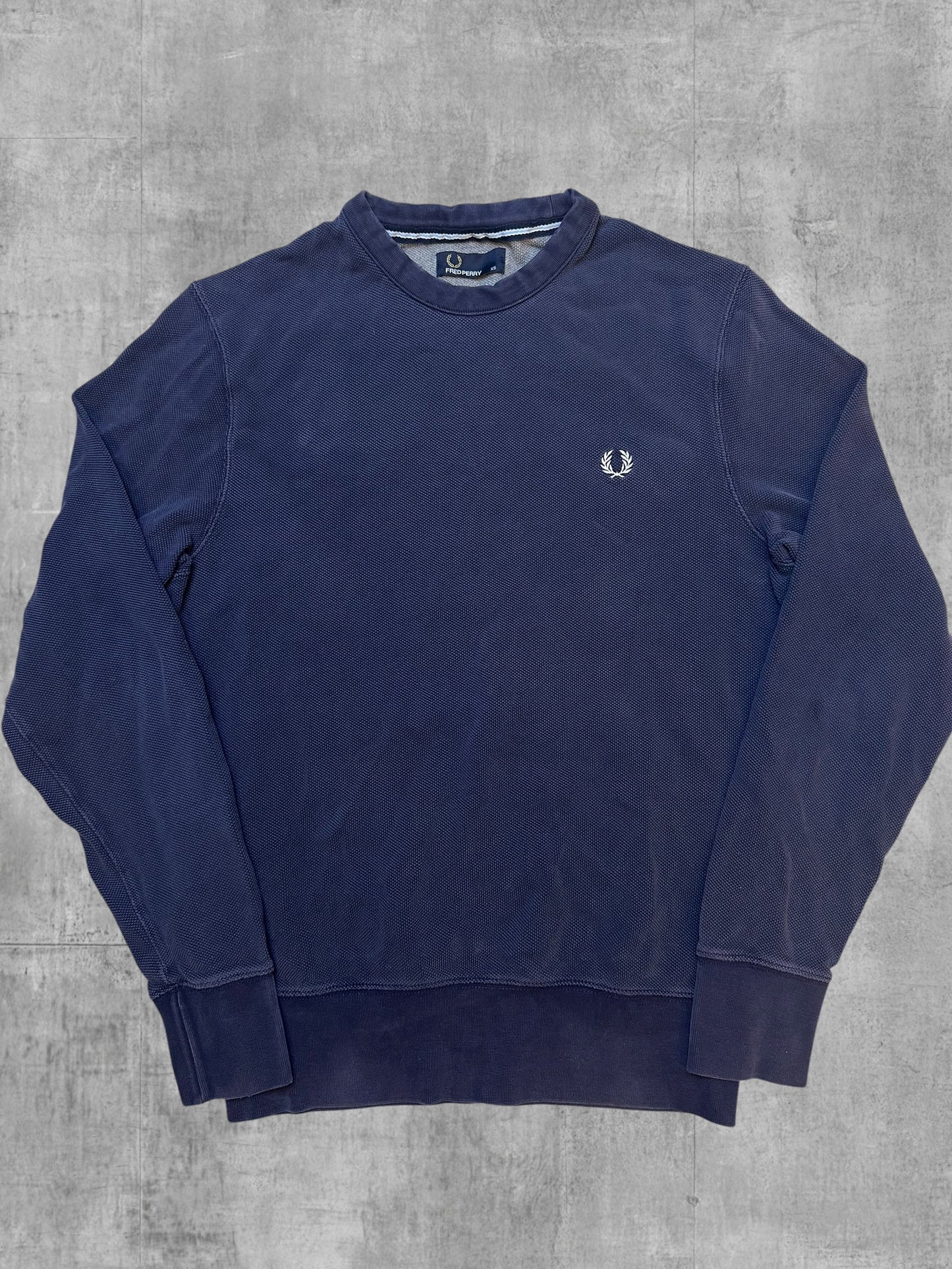 Fred Perry Sweatshirt Navy Blau XS