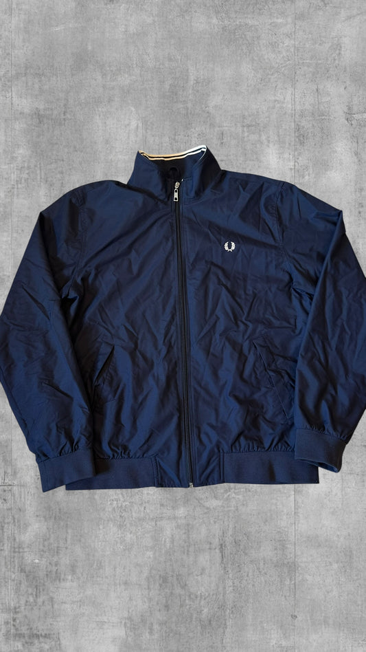 Fred Perry Regenjacke Bomberjacke Übergangsjacke Navy Blau M