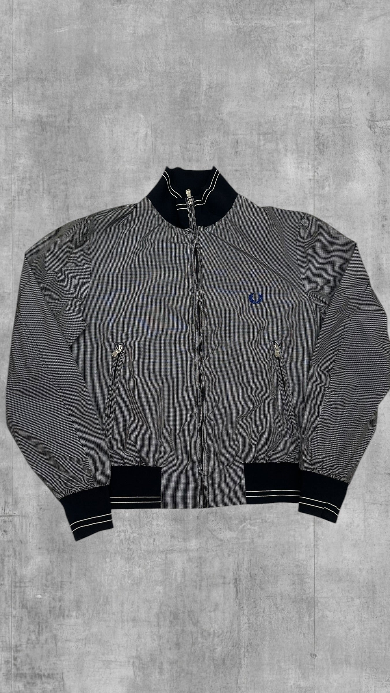 Fred Perry Bomberjacke Grau S