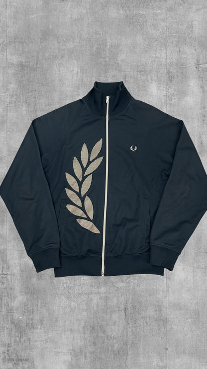 Fred Perry Trainingsjacke Dunkelgrau XS