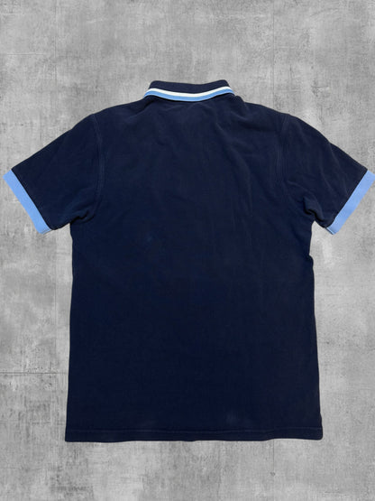 Vintage Fred Perry Polo Shirt Black Blue White S