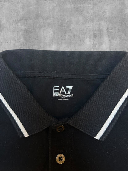 Emprio Armani Poloshirt Schwarz Weiß L