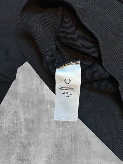 Fred Perry Sweatshirt Schwarz Weiß S