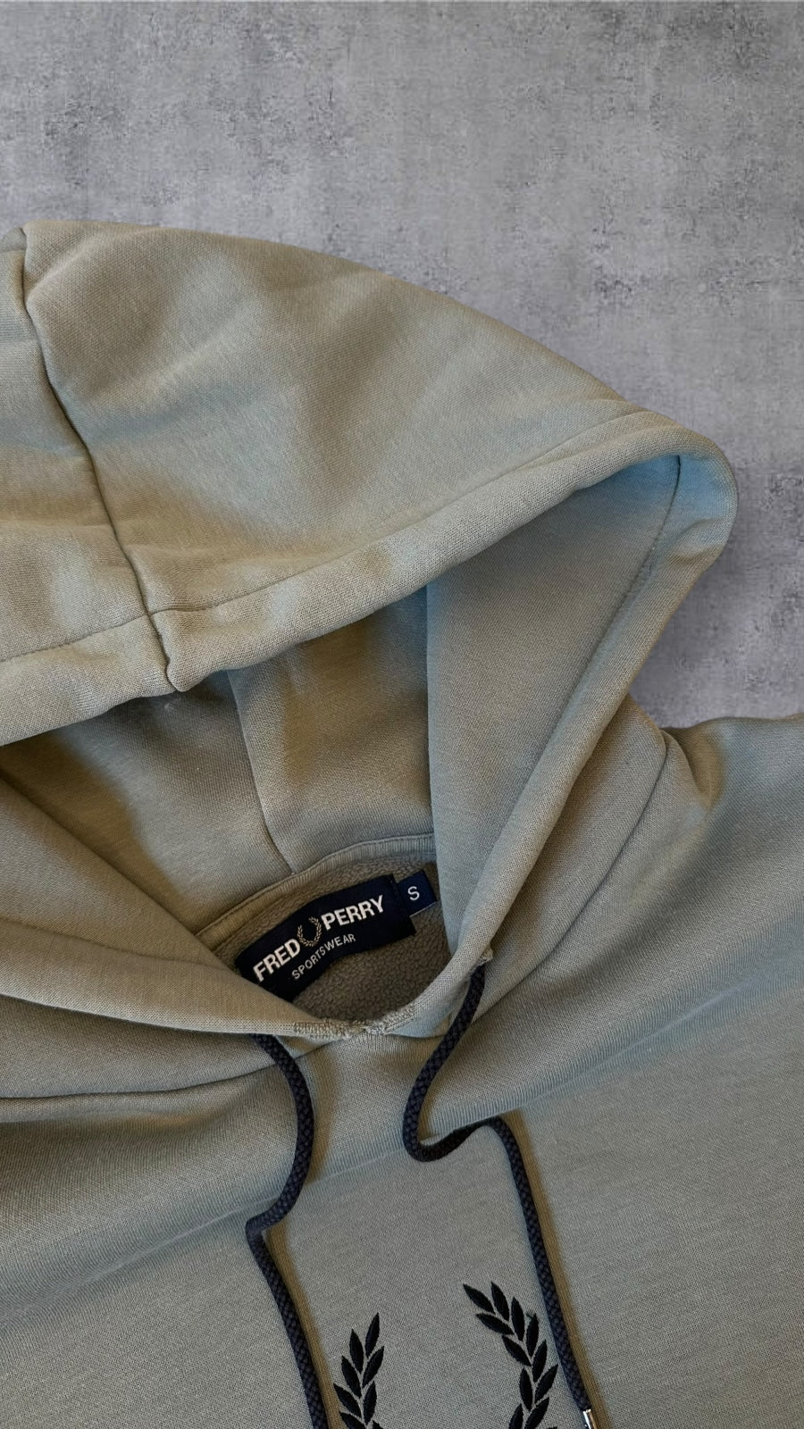 Fred Perry Hoodie Khaki S