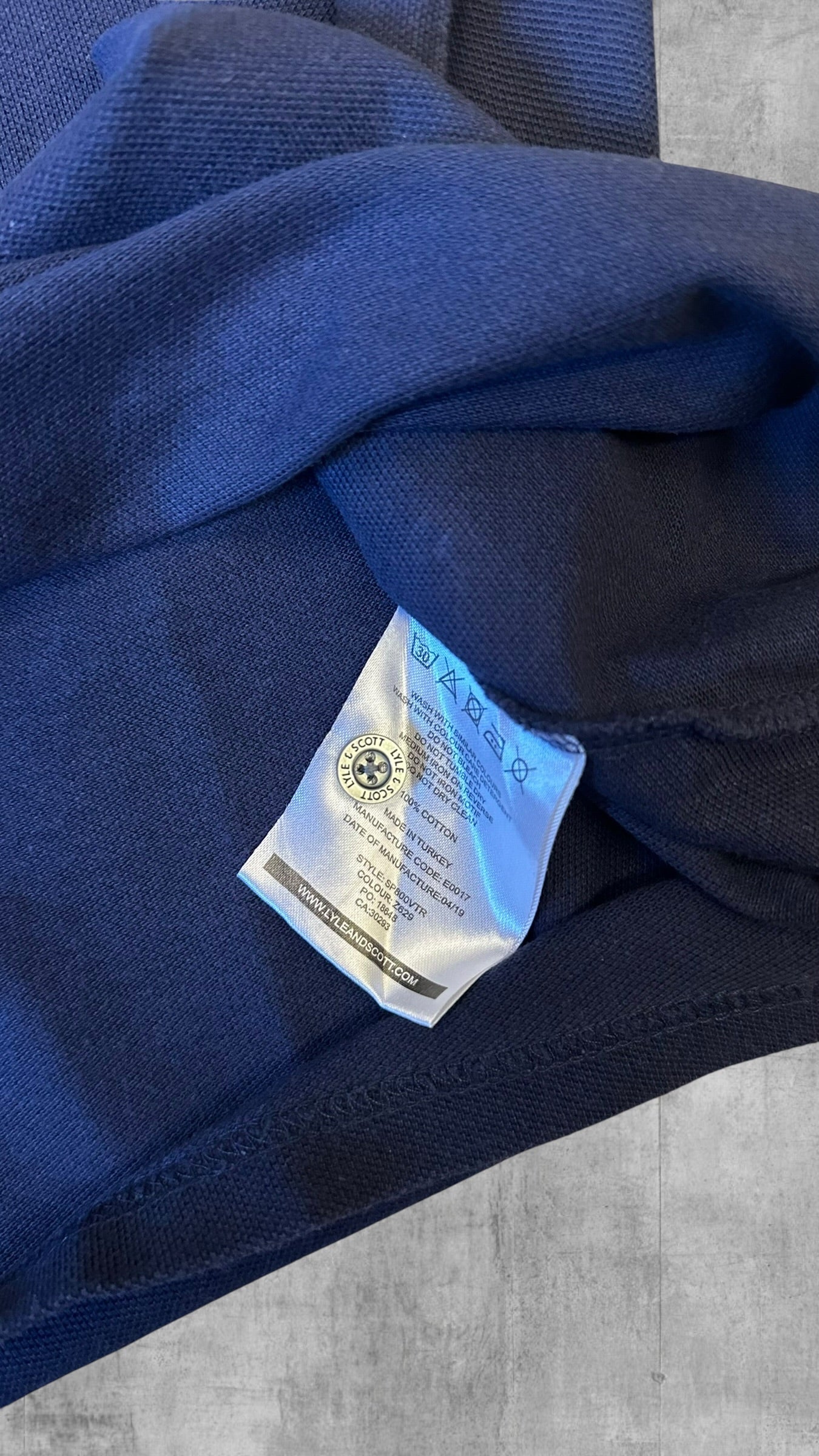 Lyle & Scott Polo Shirt Navy Blau L