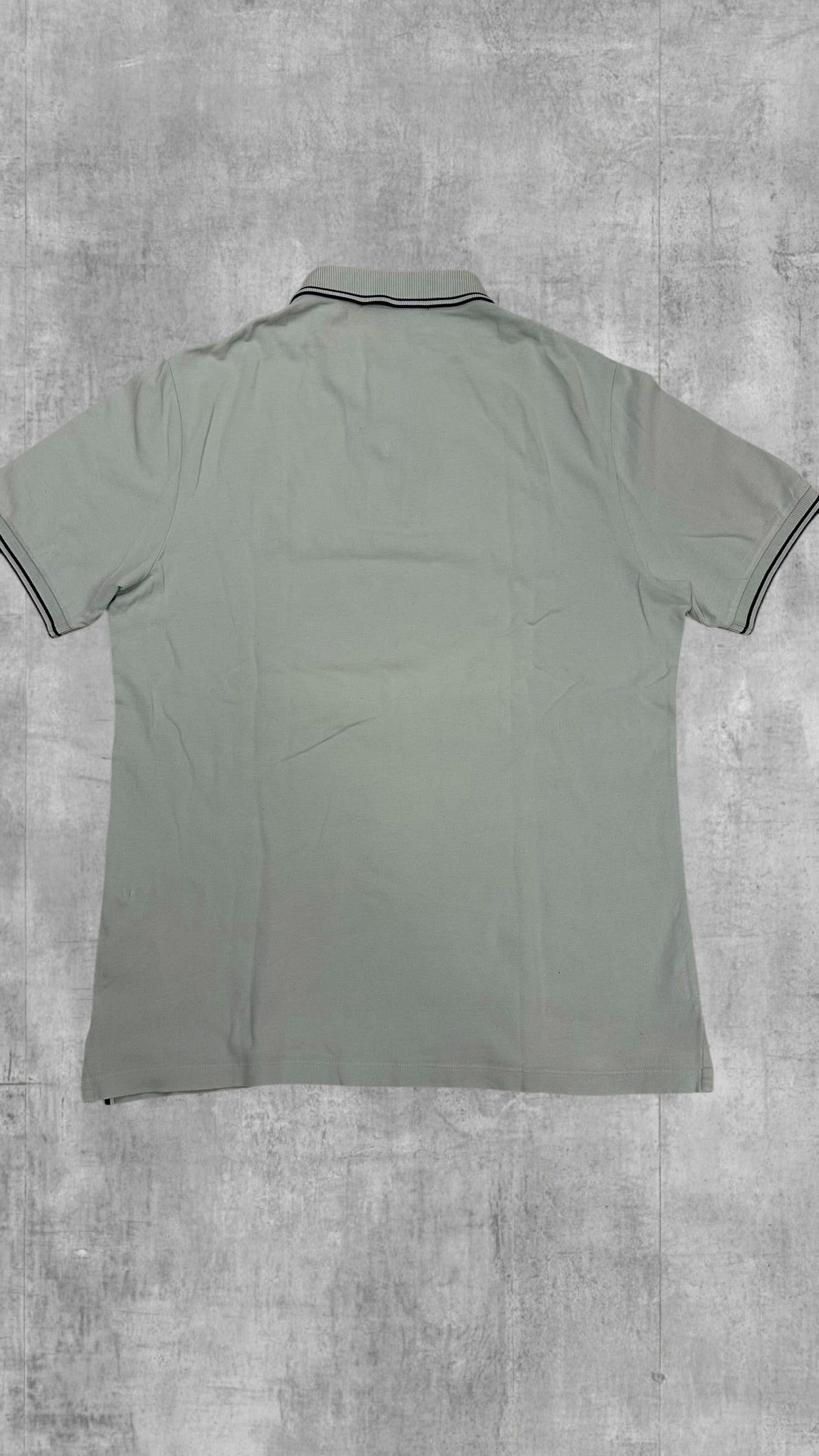 Stone Island Polo Shirt Türkis Schwarz M Slim Fit