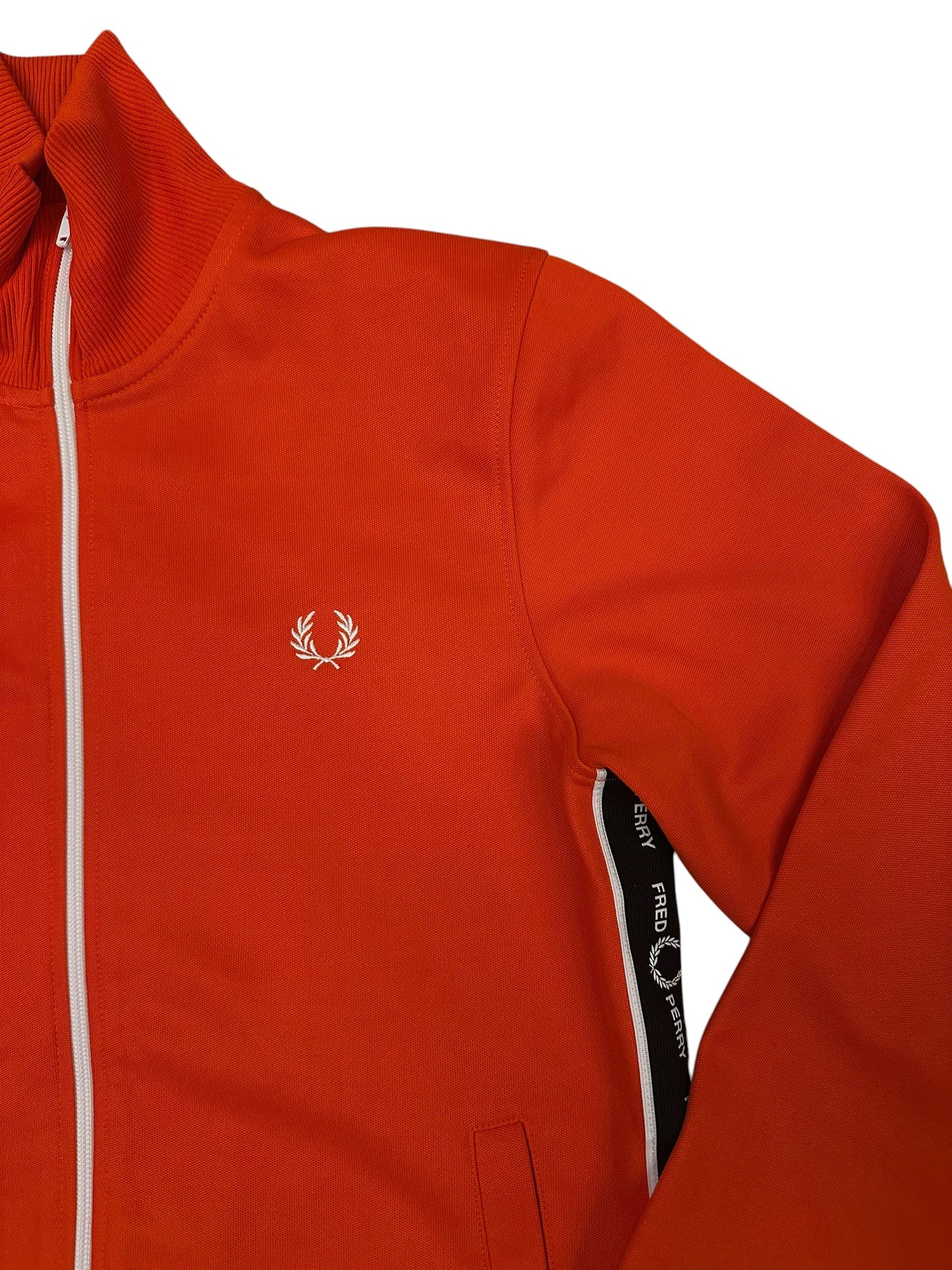 Fred Perry Trainingsjacke Rot Orange S