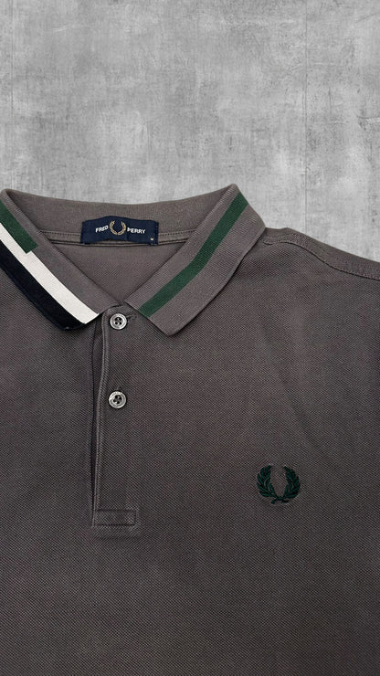 Fred Perry Polo Shirt Grau M