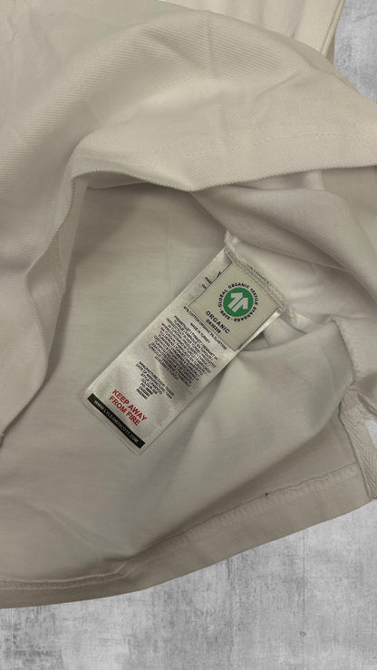 Lyle & Scott Langarm Polo Shirt Weiß S