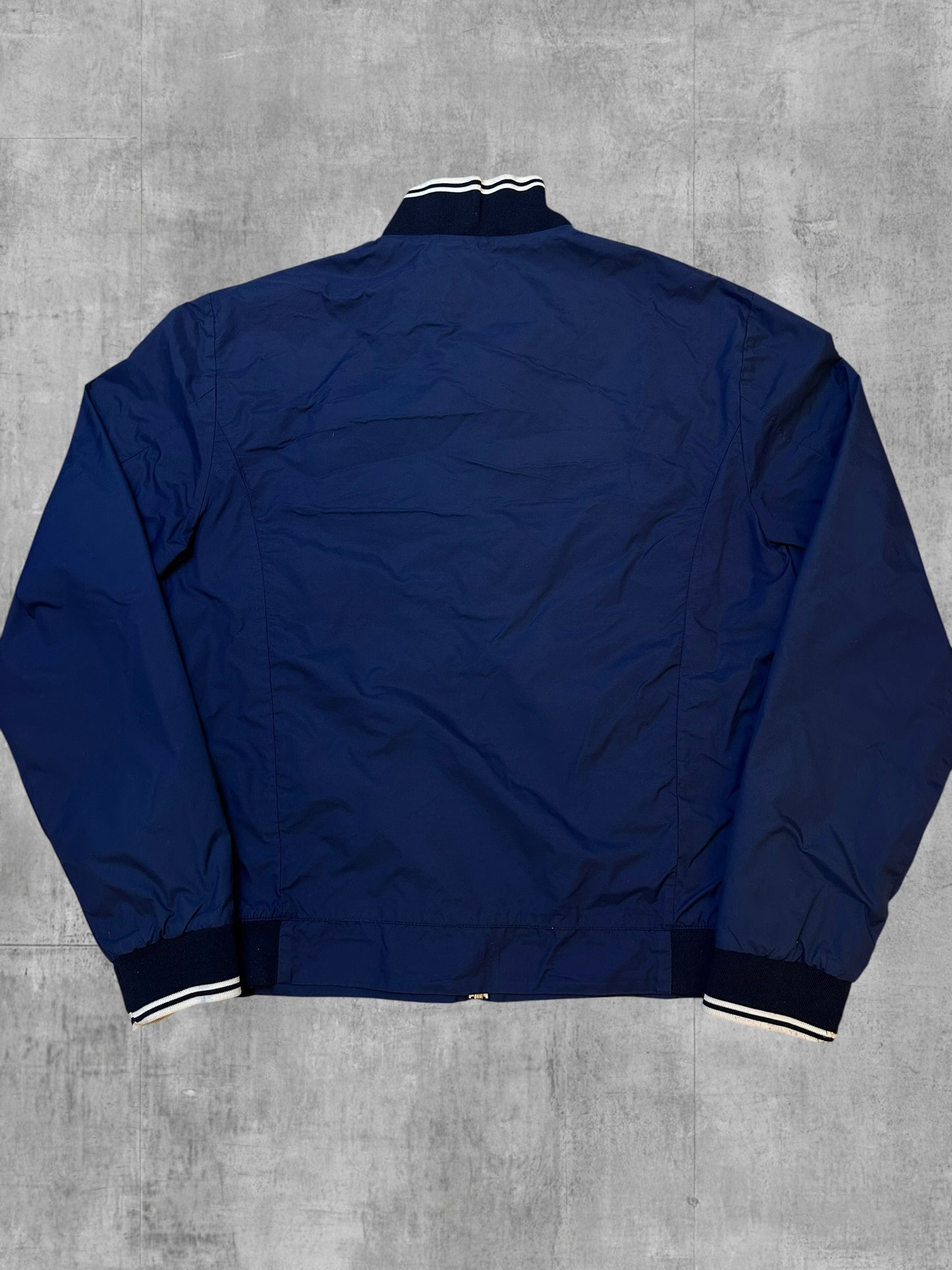 Fred Perry Bomberjacke Windbreaker Navy Blau L