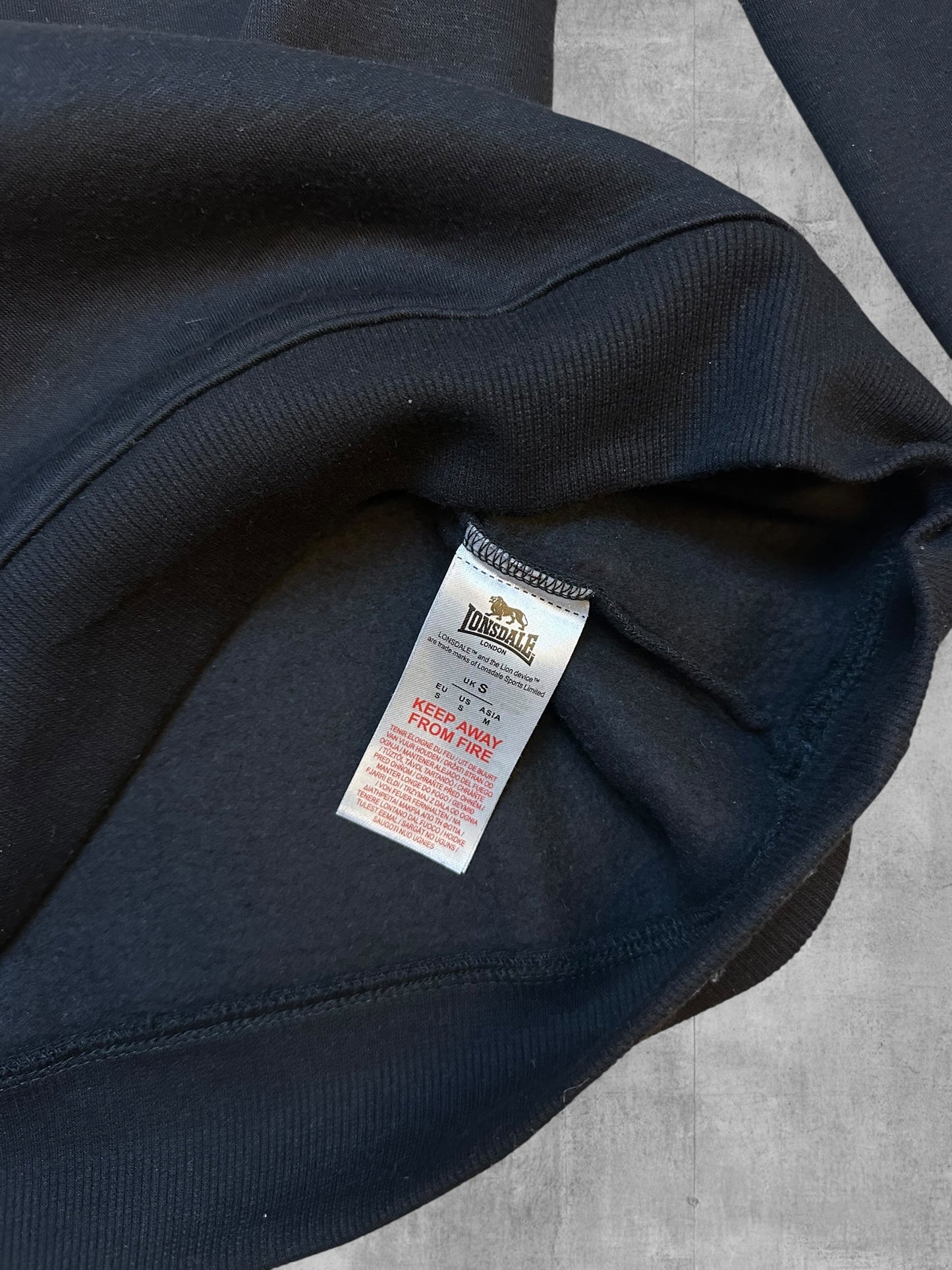 Lonsdale London Sweatshirt Schwarz S