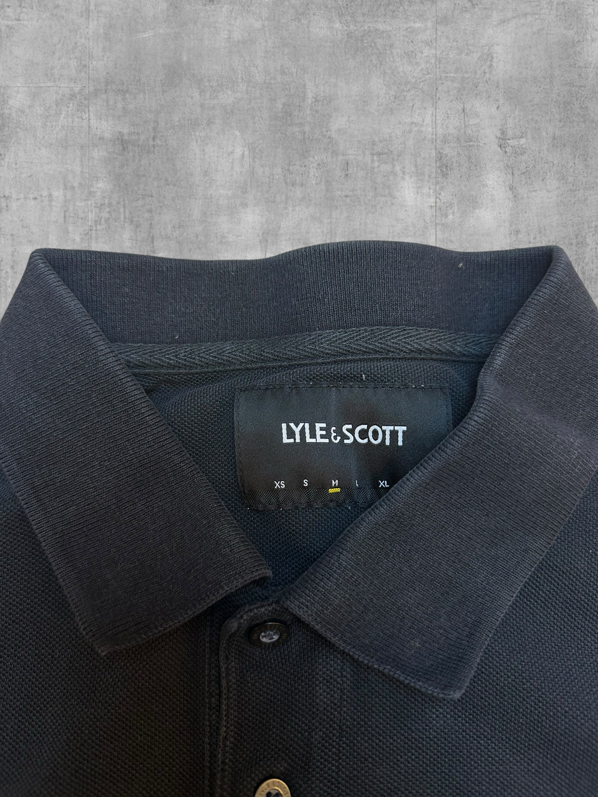Lyle & Scott Polo Shirt Schwarz M