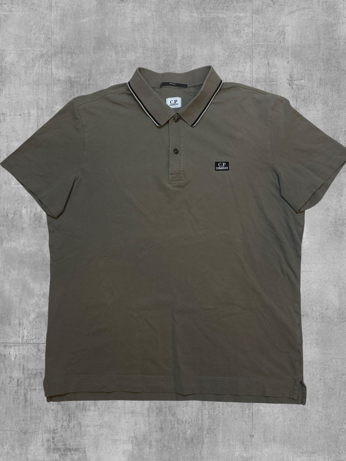 C.P. Company Polo Shirt Khaki XL Slim Fit
