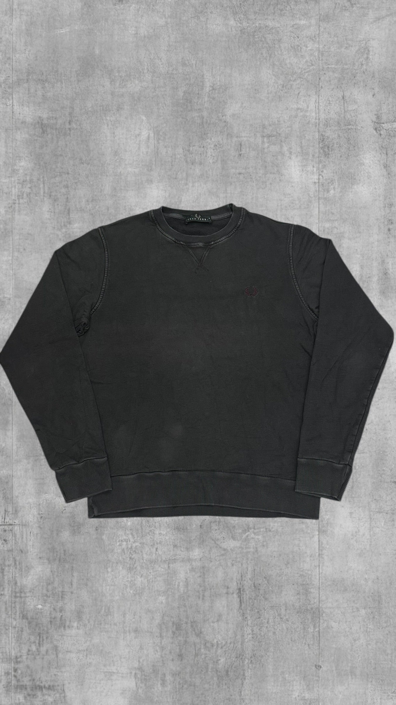 Fred Perry Sweatshirt Grau stone washed M