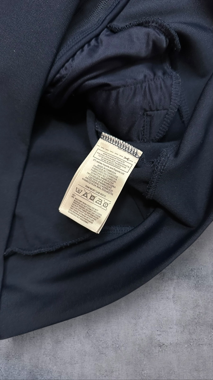 Adidas Trainingsjacke Navy Blau M