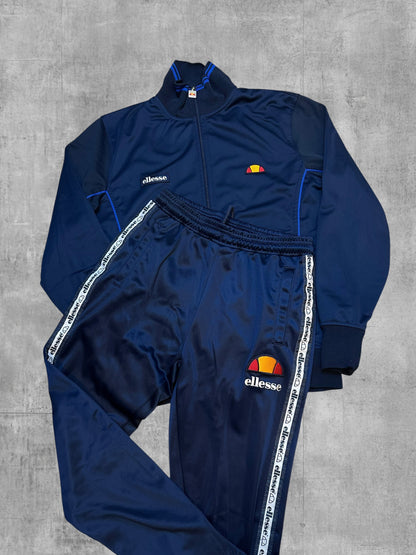 Ellesse Trainingsanzug Jacke + Hose Navy Blau S