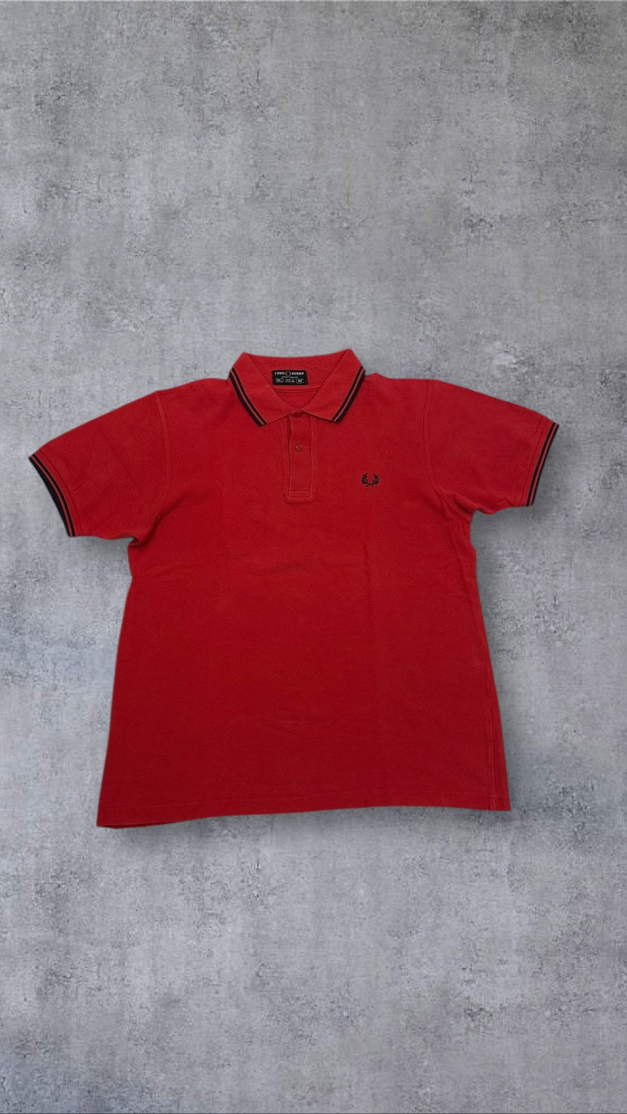 Fred Perry Polo Shirt Rot M