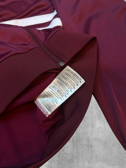 Unfair Athletics Trainingsjacke Weinrot Weiß XL