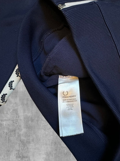 Fred Perry Vintage Trainingsjacke Taped Navy Blau S