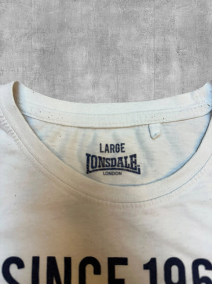 Lonsdale London T-Shirt Weiß L