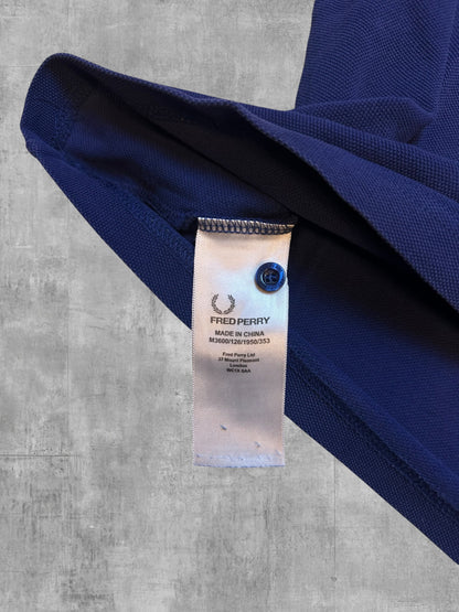 Fred Perry Polo Shirt Navy Blau L