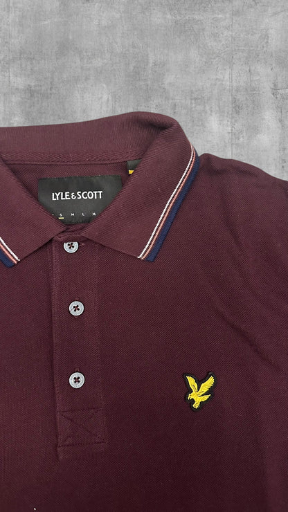 Lyle & Scott Polo Shirt Weinrot S