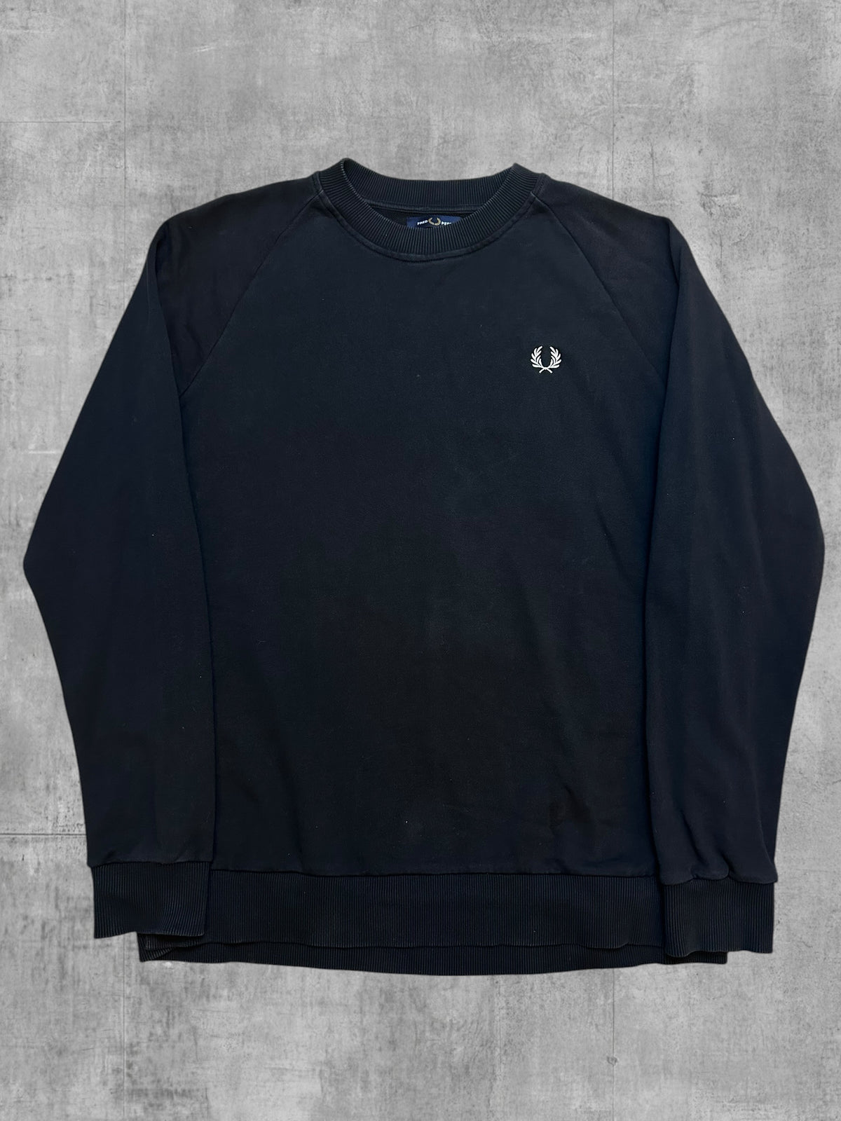 Fred Perry Sweatshirt Special Edition Schwarz Weiß L