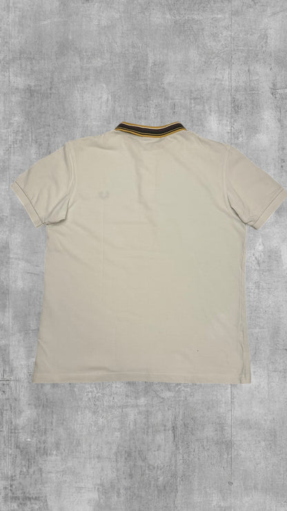 Fred Perry Sweatshirt Weiß Schwarz Gold
